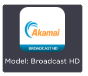 Akamai Broadcast HD model icon.