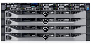 Dell R630 Stack Front View