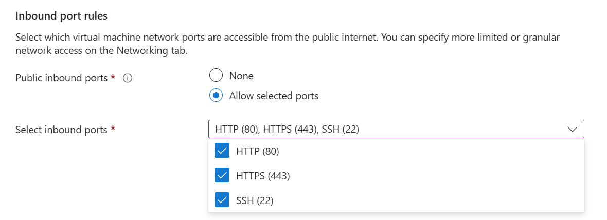 Port Rules