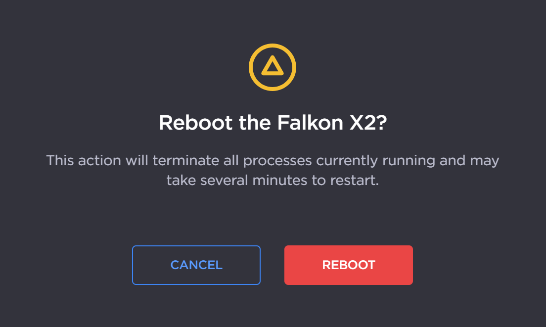 Reboot Confirmation Prompt