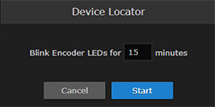 Device Locator dialog box