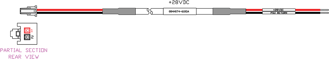 Cable for Customer-Provided Power Supply