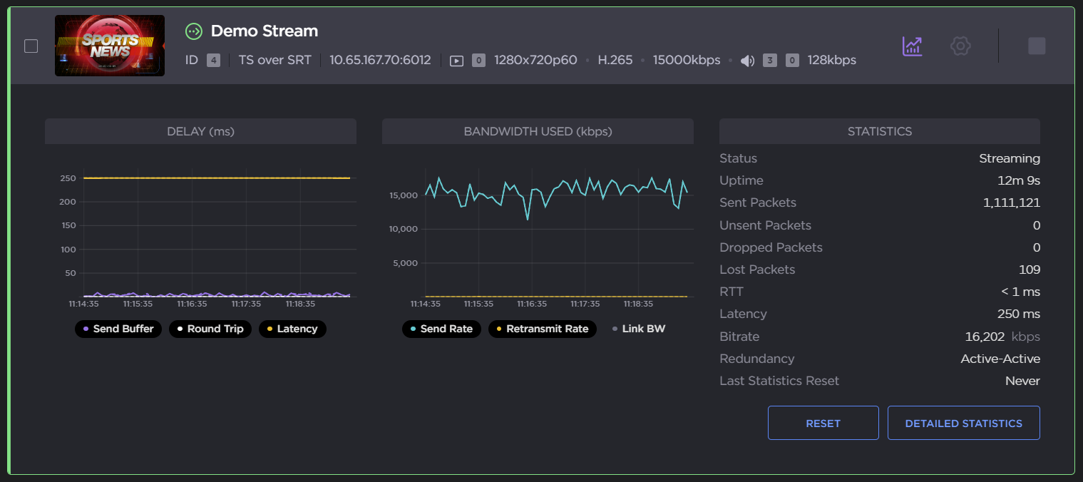 Configuring SRT Path Redundancy