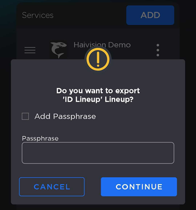 Lineup Options