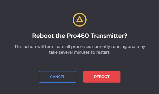 Reboot Confirmation Prompt