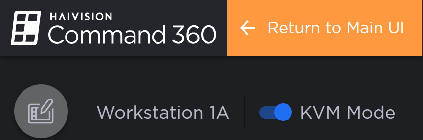 KVM Mode Toggle