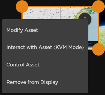 Browser Asset Menu