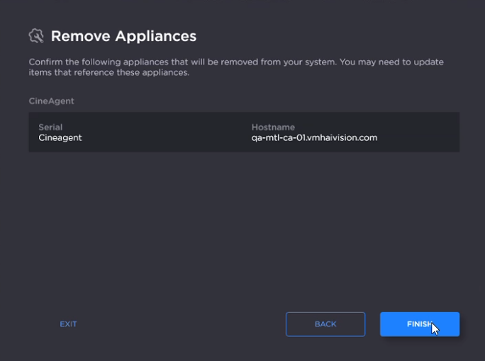 Remove CineAgent Confirmation