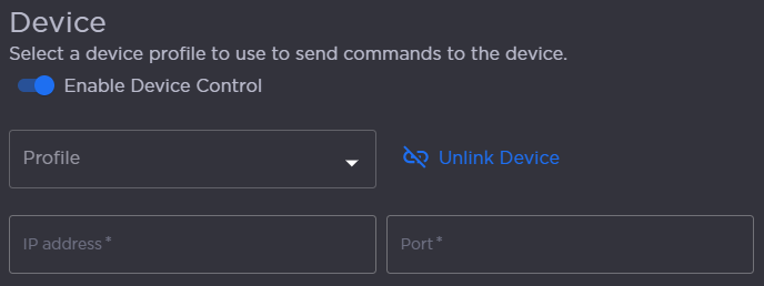 Device Control Toggle