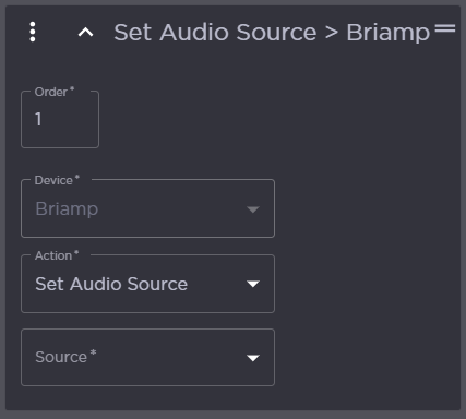 Set Audio Source Action
