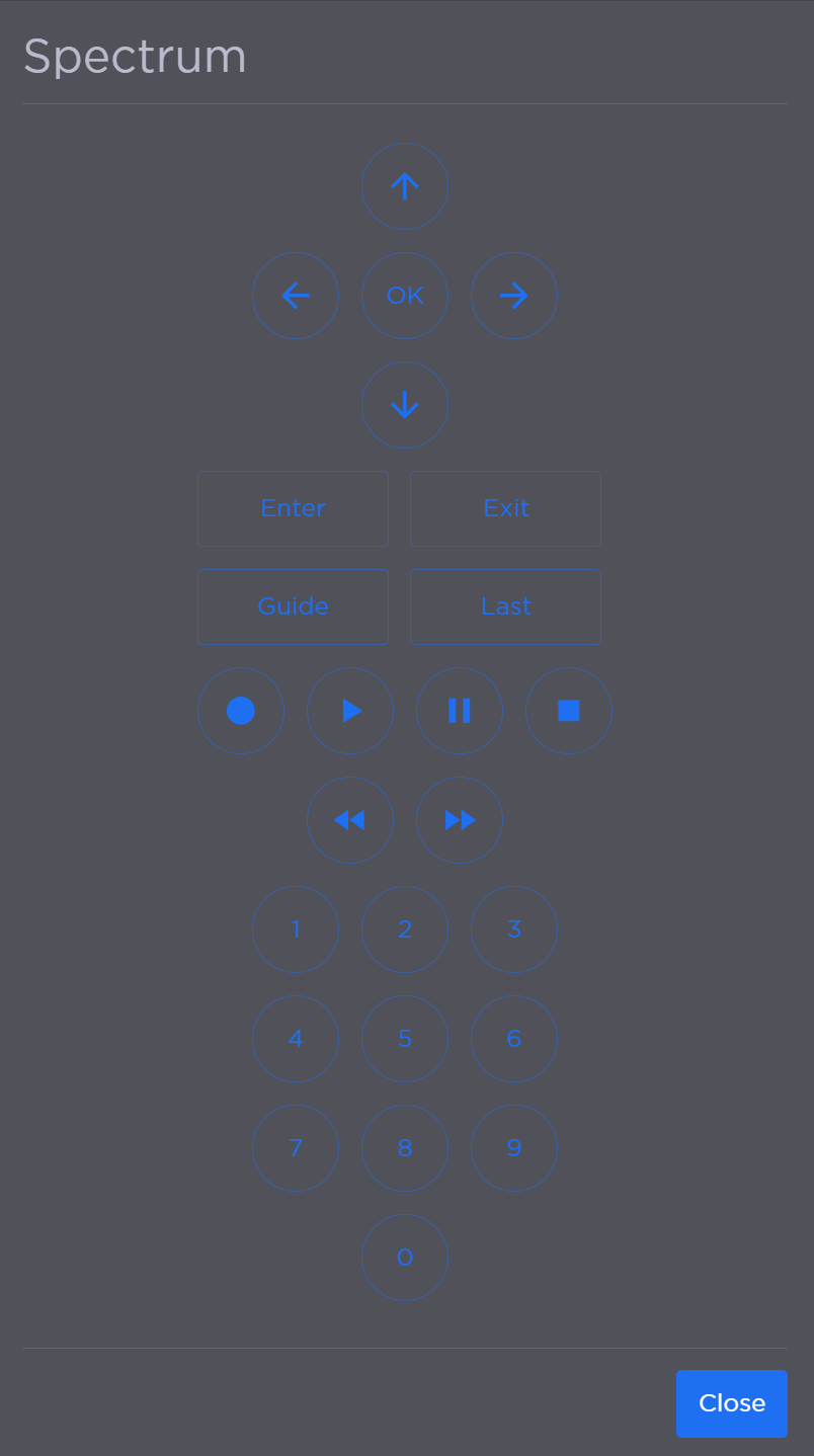 Test Device Panel