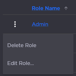 Role Options
