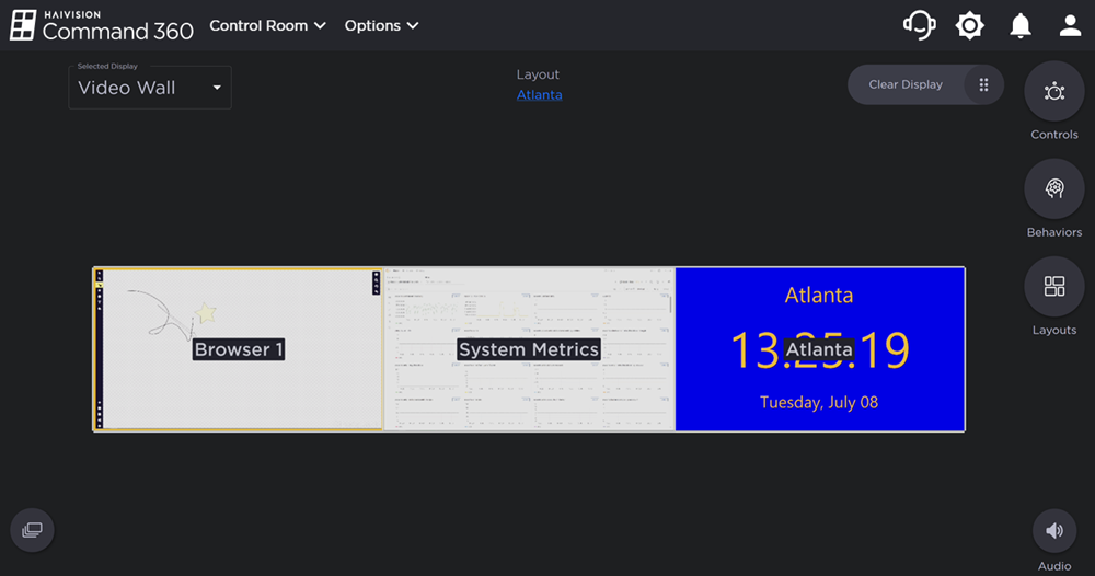 Display with Augmented Live View Applied
