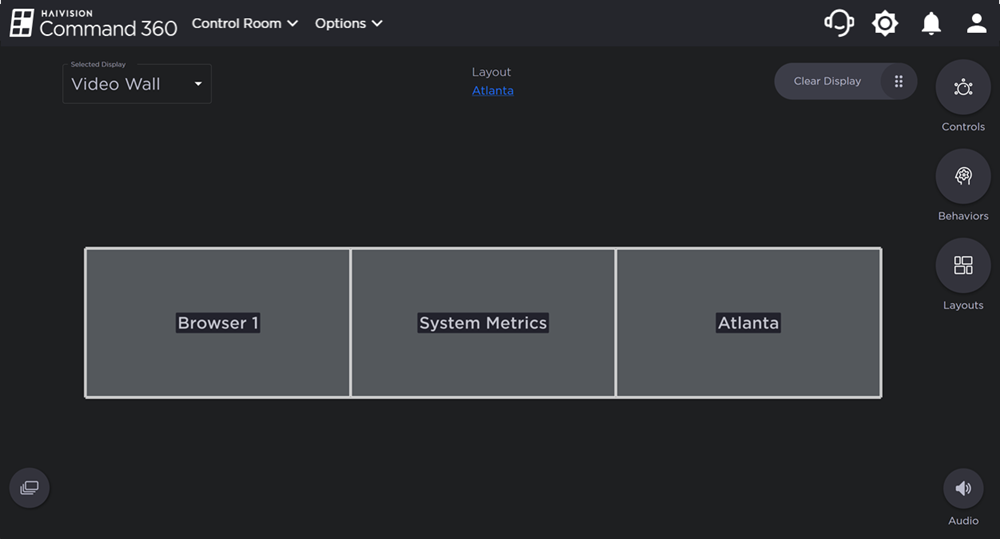 Display with Performance View Applied