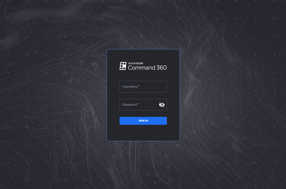 C360 Sign In Screen
