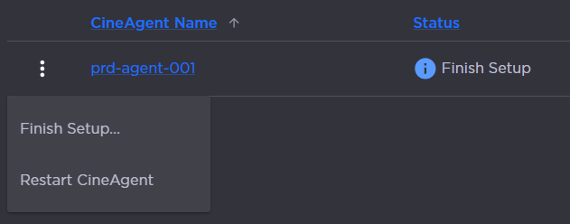 CineAgent Options
