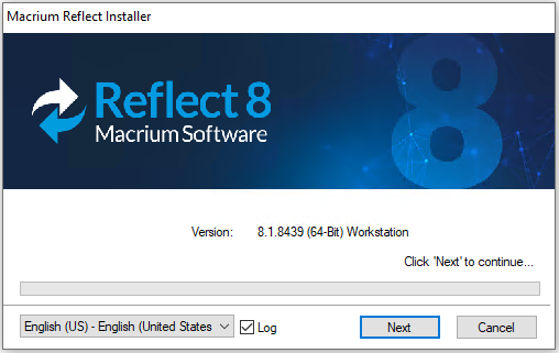 Macrium Reflect Installer Language Select
