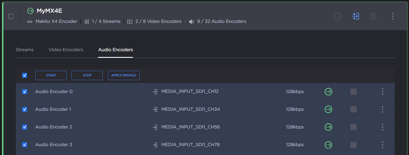 Apply Profile Multiple