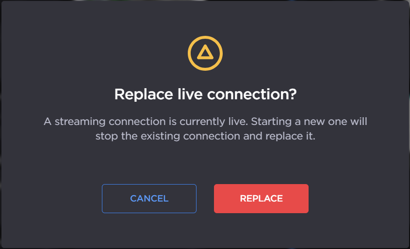 Replace Live Connection