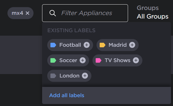 Search Appliances