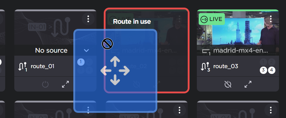 Route In Use
