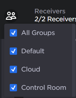 Groups filter