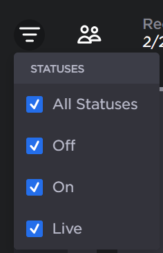 Status Filter