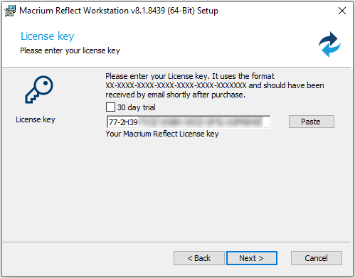 Macrium Reflect License Key