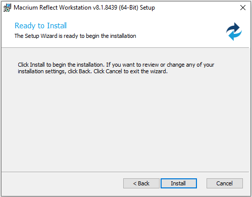 Macrium Reflect Ready to Install