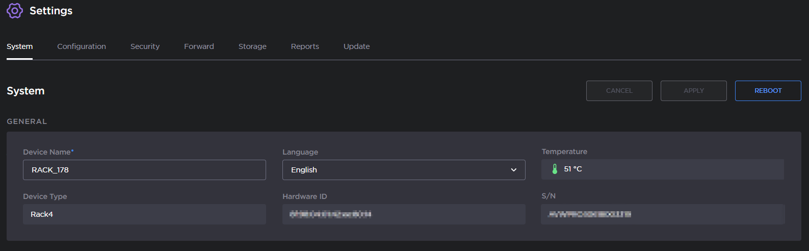 Language setting