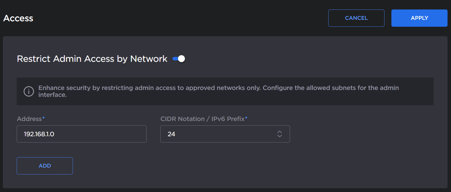 Access Example