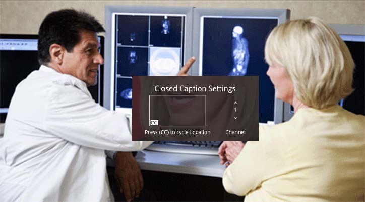 Closed Caption Settings Panel