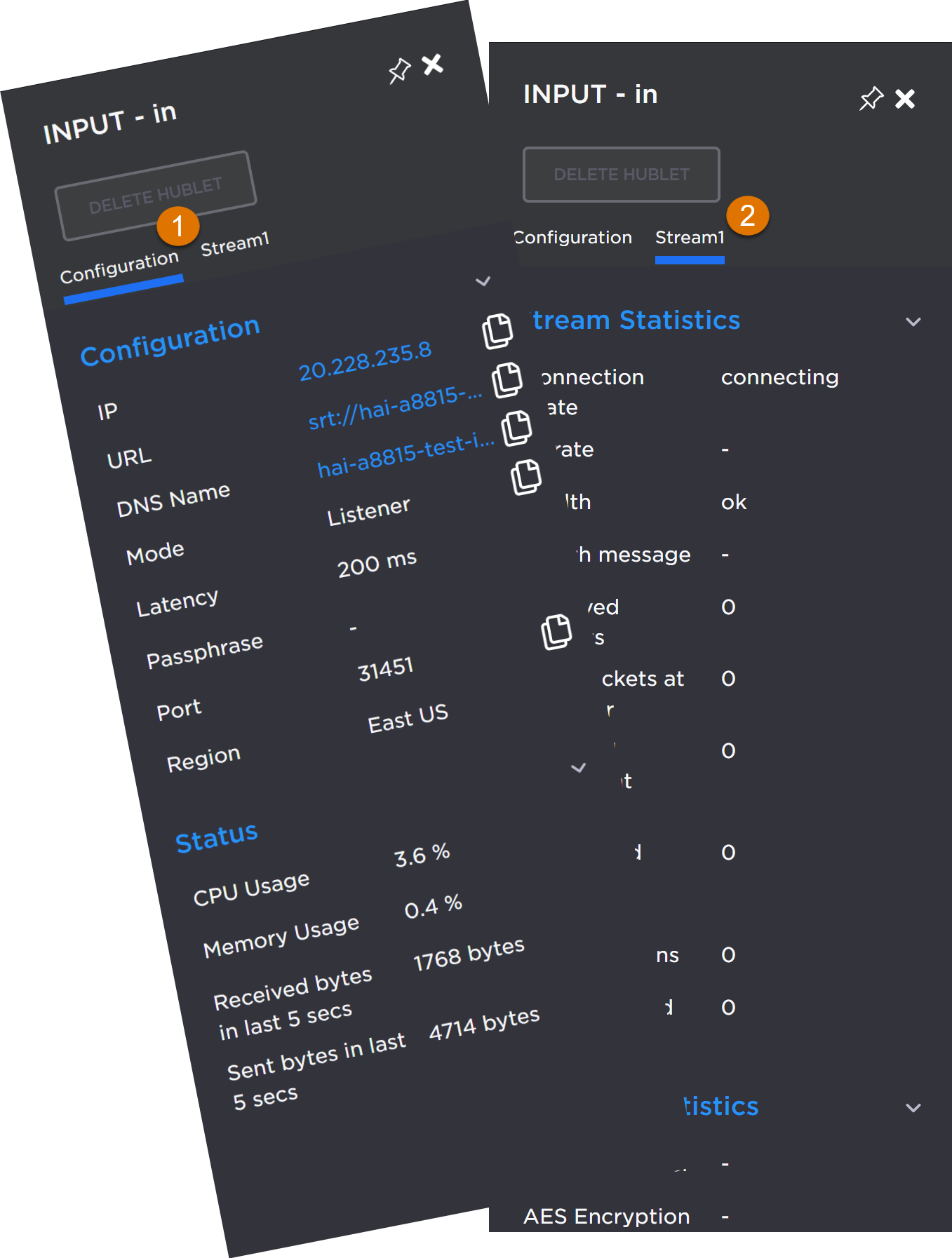 Two sample Hublet panels.