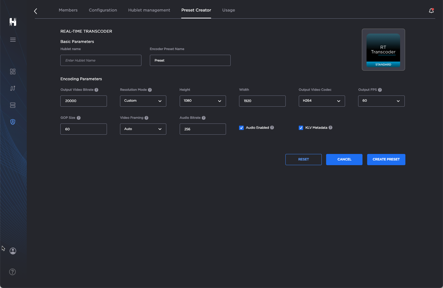Makito Hublet presets