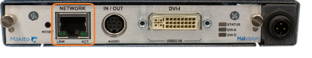 DVI Network Interface