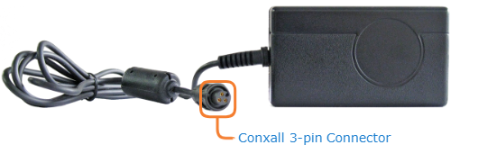 Conxall 3-pin Connector (Power Adapter 12VDC)