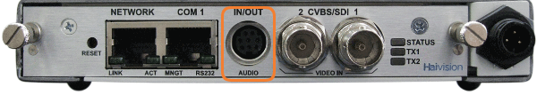 Analog Audio Input