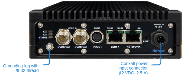 Power and Ground Connections (Makito XH Encoder)