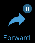Forward Icon with Paused Files