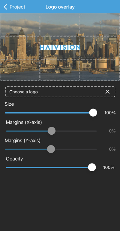 Logo Overlay Sliders