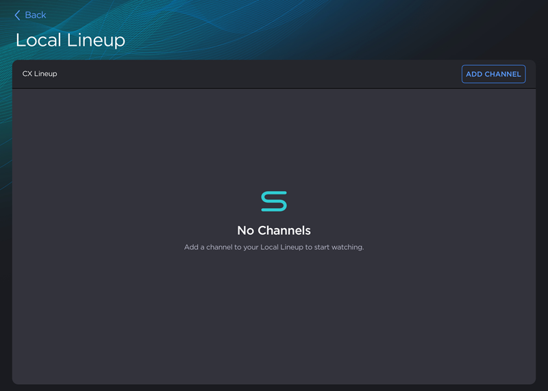 Local Lineup with no channels