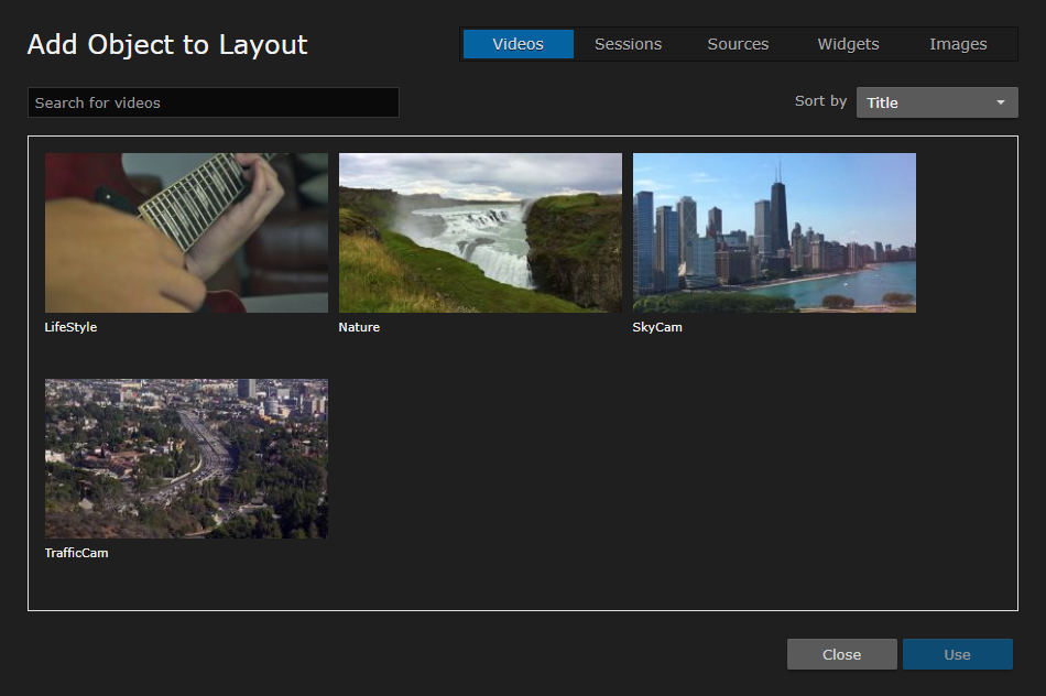 Adding Objects to a Region