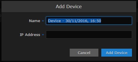 Add Device Dialog