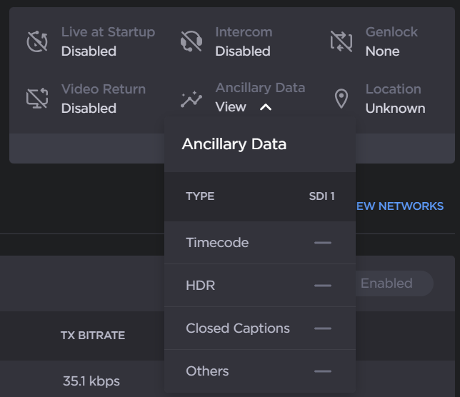 Ancillary Data Single Encode