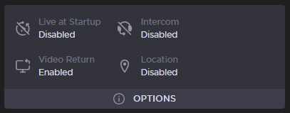 Dashboard Options