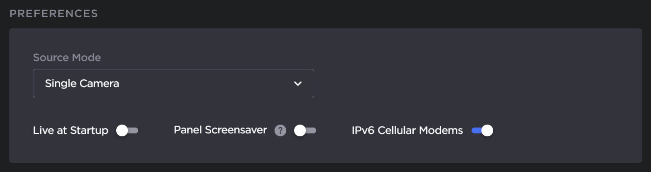 IPv6 toggle