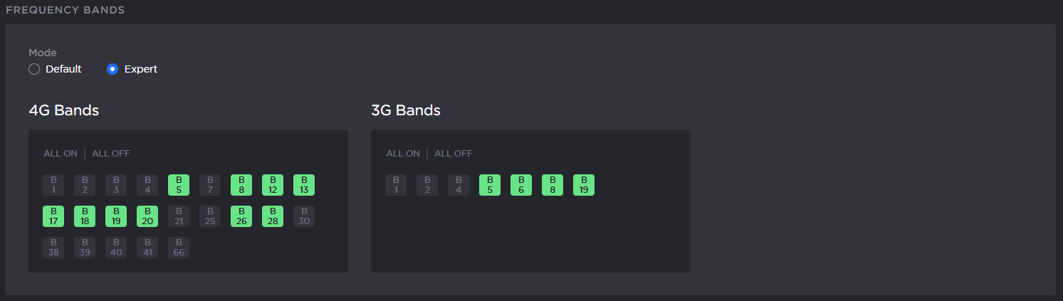 Frequency Bands Expert