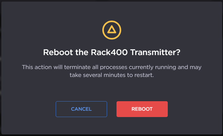 Reboot Confirmation Prompt