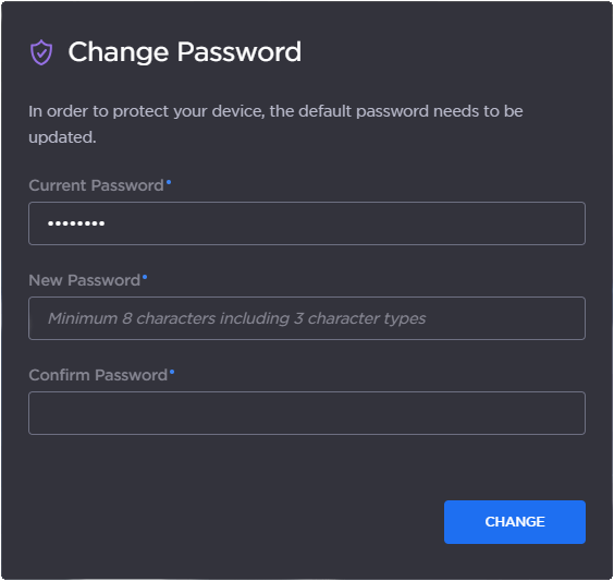 Change Password