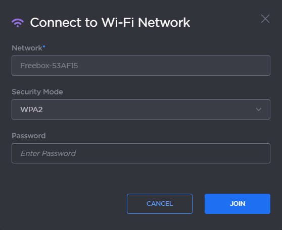 Wifi password